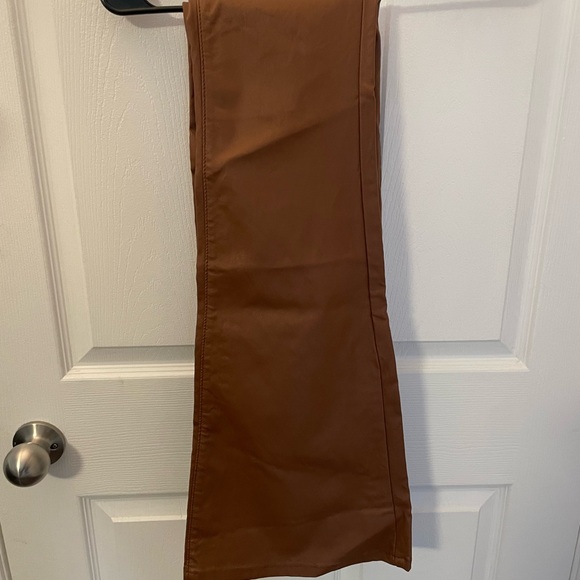 SHEIN Tall Women's Fashion Solid Color Slim Fit Flared Pants - Picture 7 of 7